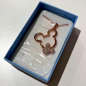 NEW Rose Gold Mickey Necklace
